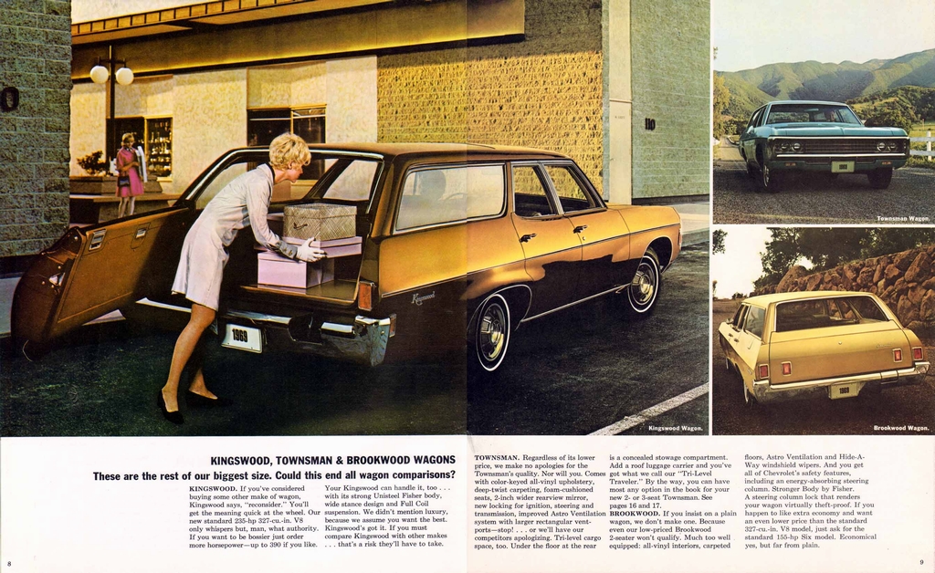 1969 Chevrolet Wagons Brochure Page 10